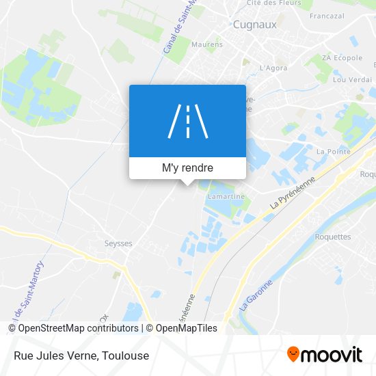 Rue Jules Verne plan