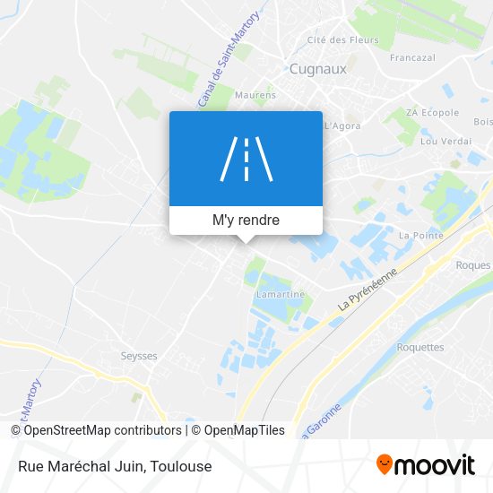 Rue Maréchal Juin plan