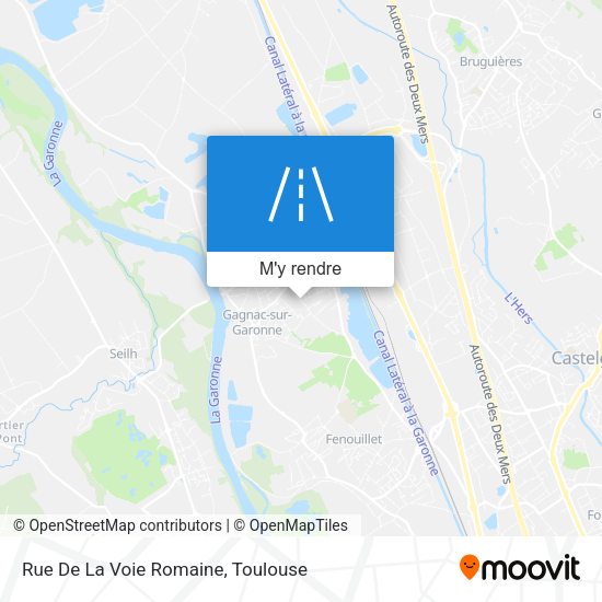 Rue De La Voie Romaine plan