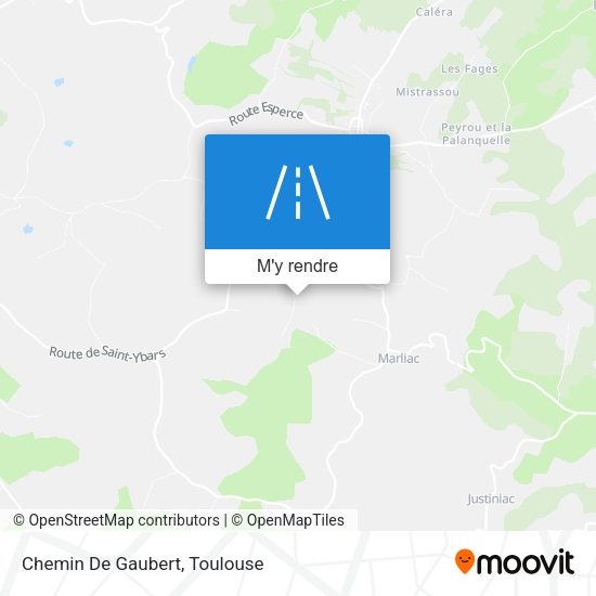 Chemin De Gaubert plan