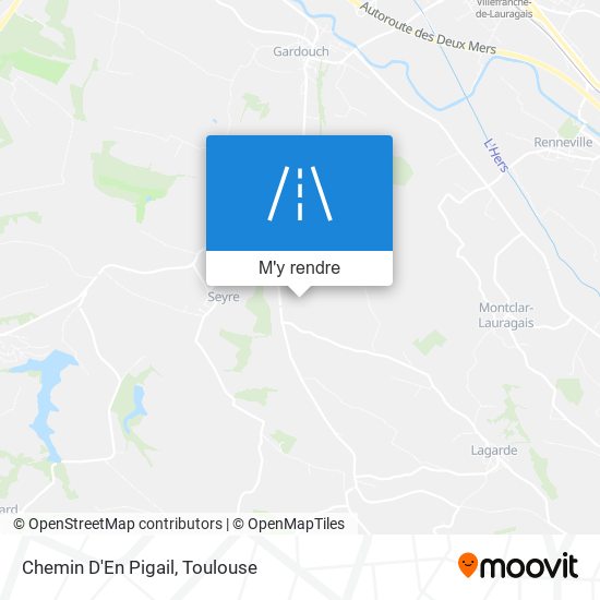 Chemin D'En Pigail plan