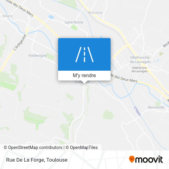 Rue De La Forge plan
