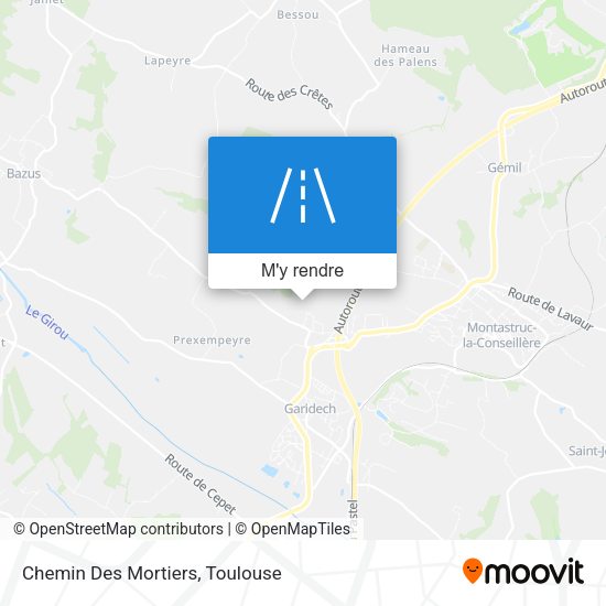 Chemin Des Mortiers plan