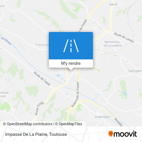 Impasse De La Plaine plan