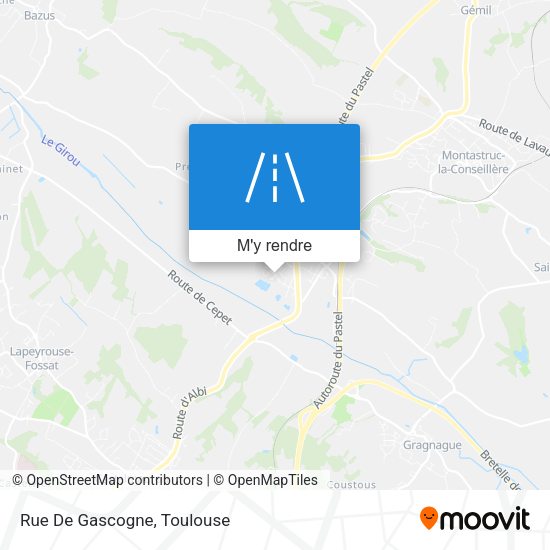 Rue De Gascogne plan
