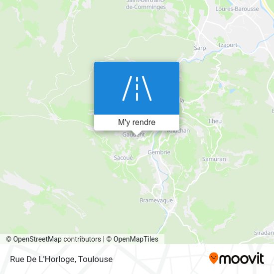 Rue De L'Horloge plan