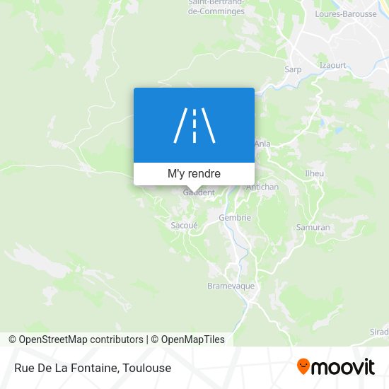 Rue De La Fontaine plan
