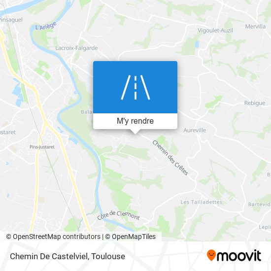 Chemin De Castelviel plan
