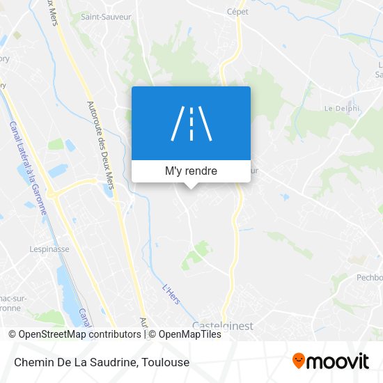 Chemin De La Saudrine plan