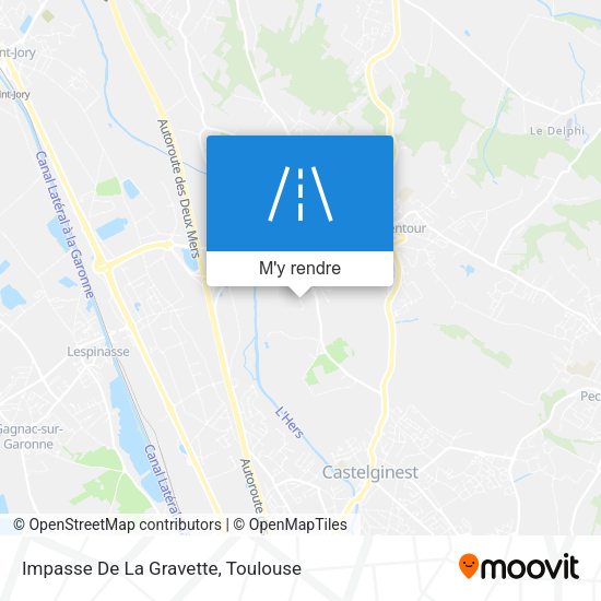 Impasse De La Gravette plan