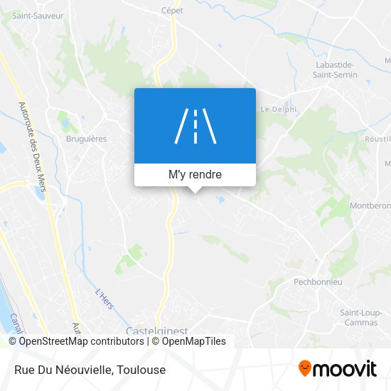 Rue Du Néouvielle plan