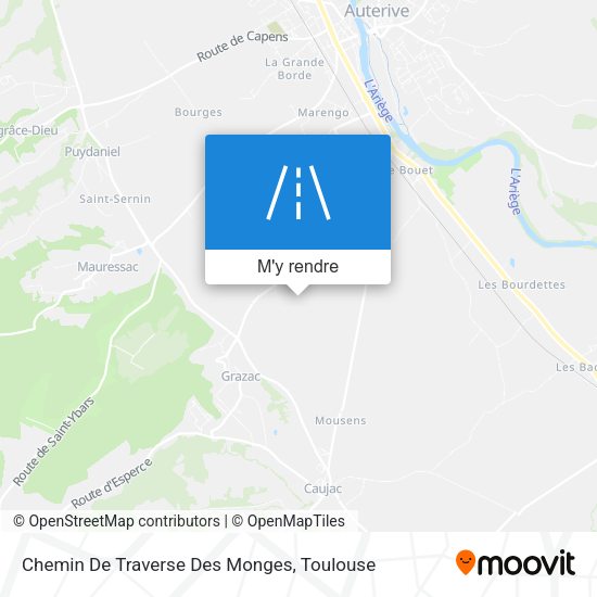 Chemin De Traverse Des Monges plan
