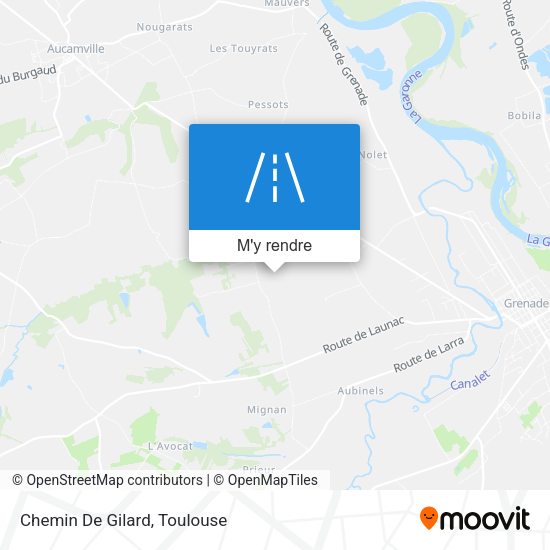 Chemin De Gilard plan