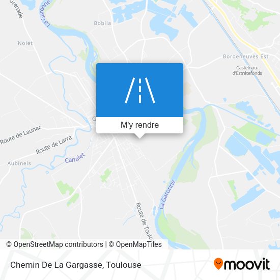 Chemin De La Gargasse plan