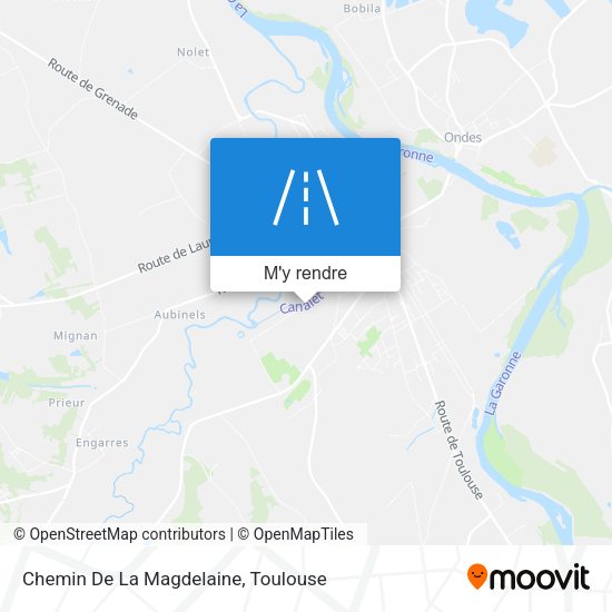 Chemin De La Magdelaine plan