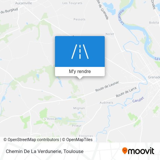 Chemin De La Verdunerie plan