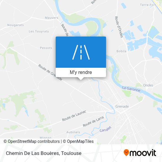 Chemin De Las Bouères plan