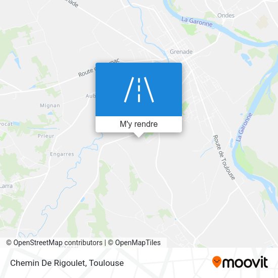Chemin De Rigoulet plan