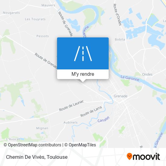 Chemin De Vivès plan