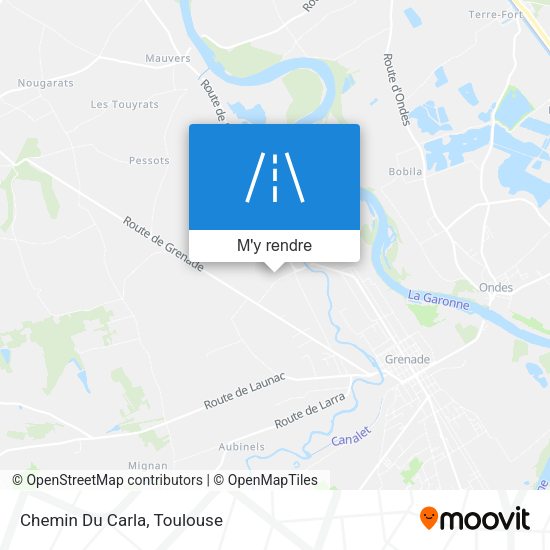 Chemin Du Carla plan