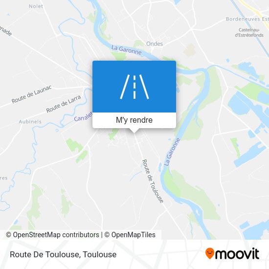 Route De Toulouse plan