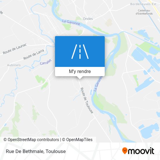 Rue De Bethmale plan