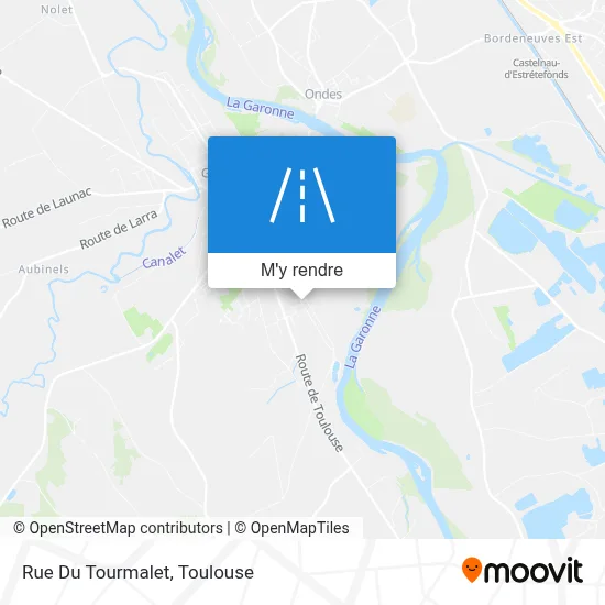 Rue Du Tourmalet plan