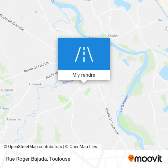 Rue Roger Bajada plan