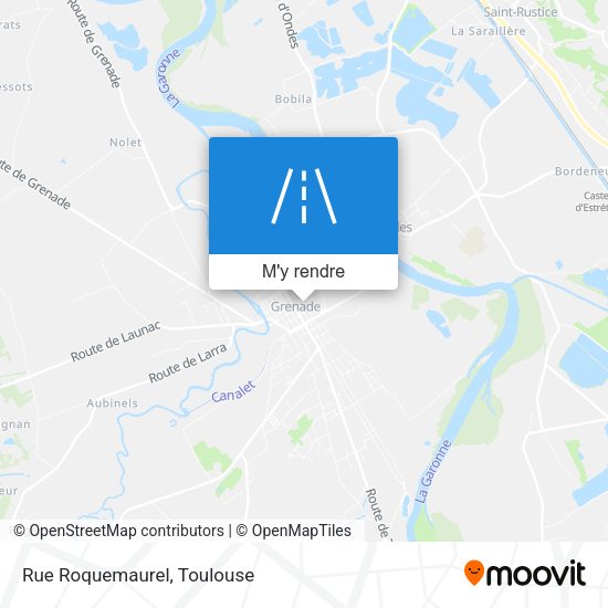 Rue Roquemaurel plan