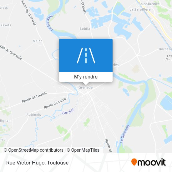 Rue Victor Hugo plan