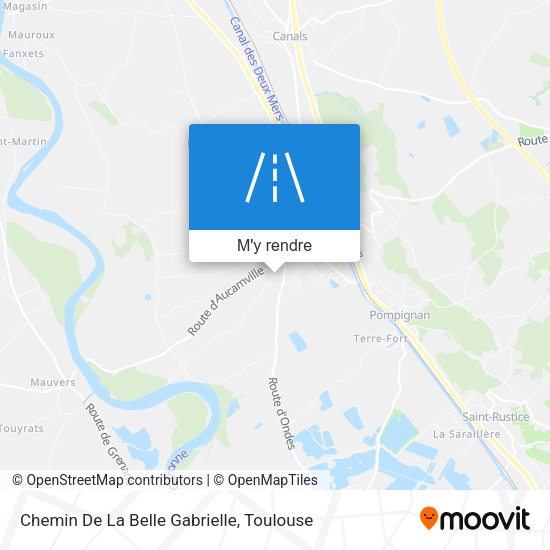 Chemin De La Belle Gabrielle plan