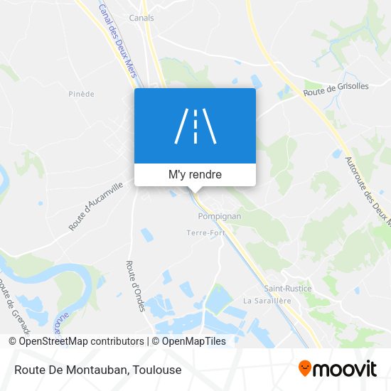 Route De Montauban plan
