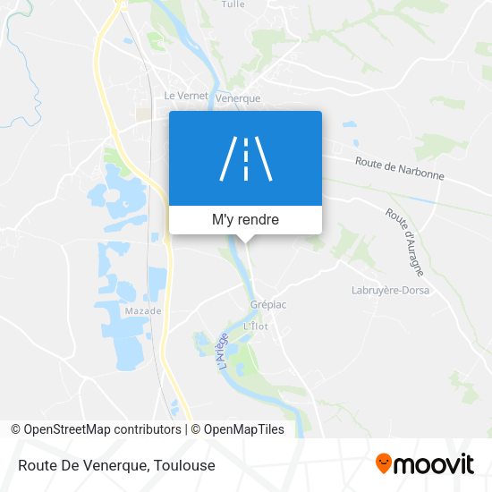 Route De Venerque plan
