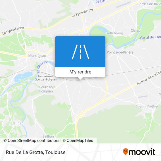 Rue De La Grotte plan