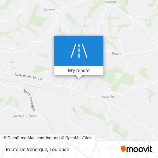 Route De Venerque plan