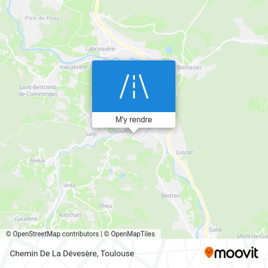 Chemin De La Dévesère plan