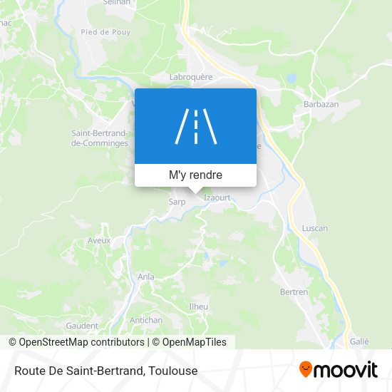 Route De Saint-Bertrand plan