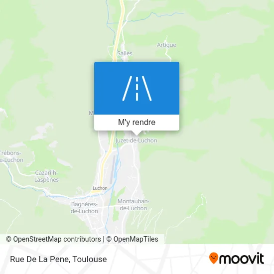Rue De La Pene plan