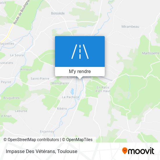 Impasse Des Vétérans plan