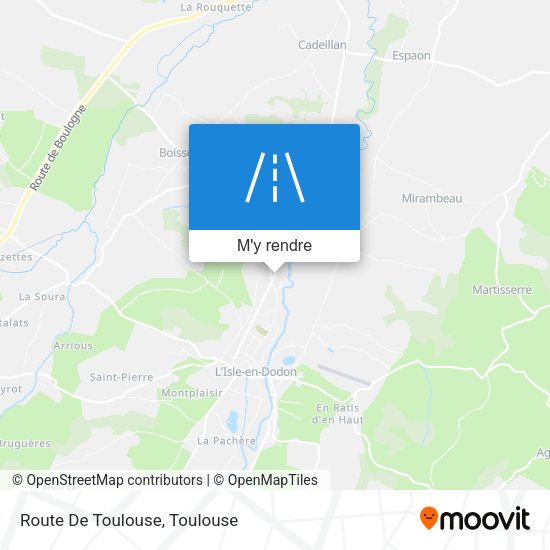 Route De Toulouse plan