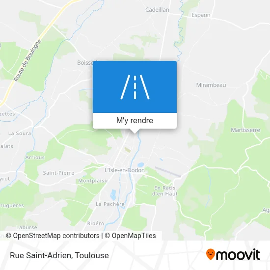 Rue Saint-Adrien plan