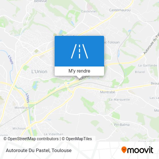 Autoroute Du Pastel plan