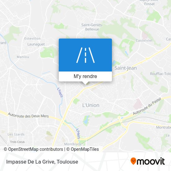 Impasse De La Grive plan