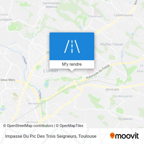 Impasse Du Pic Des Trois Seigneurs plan