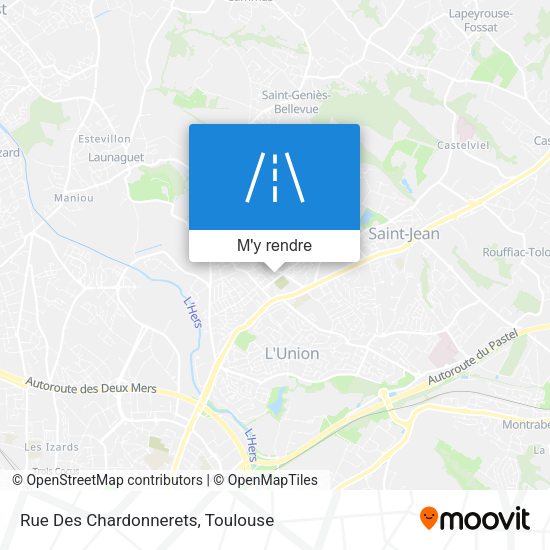 Rue Des Chardonnerets plan