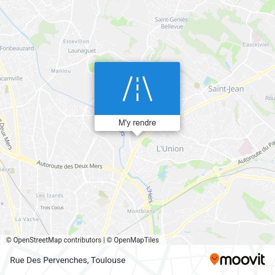 Rue Des Pervenches plan