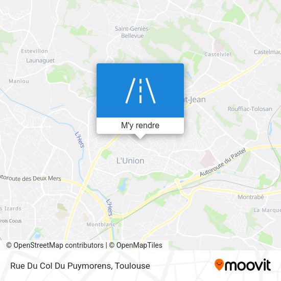 Rue Du Col Du Puymorens plan