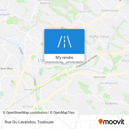 Rue Du Lavandou plan