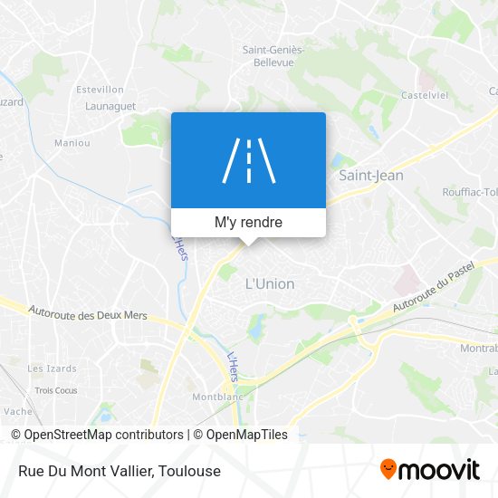 Rue Du Mont Vallier plan