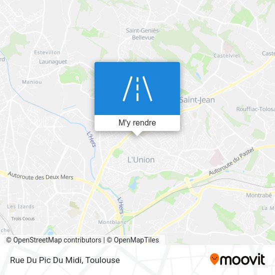 Rue Du Pic Du Midi plan